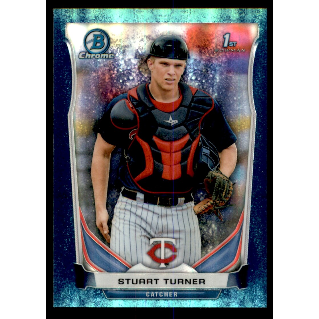 2014 Bowman Chrome Prospects Series 2 Bubble Refractors #BCP84 Stuart Turner. rookie card picture
