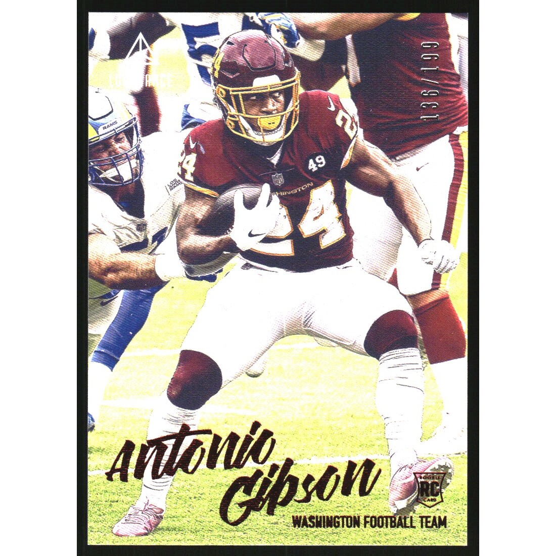 2020 Panini Luminance Red #223 Antonio Gibson CHRONICLES