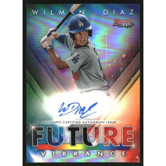 2021 Bowman's Best Bowman Future Vibrance Autographs #BFVAWD Wilman Diaz/150