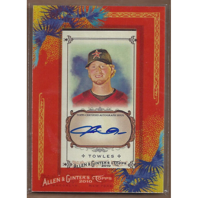 2010 Topps Allen and Ginter Autographs #JRT J.R. Towles