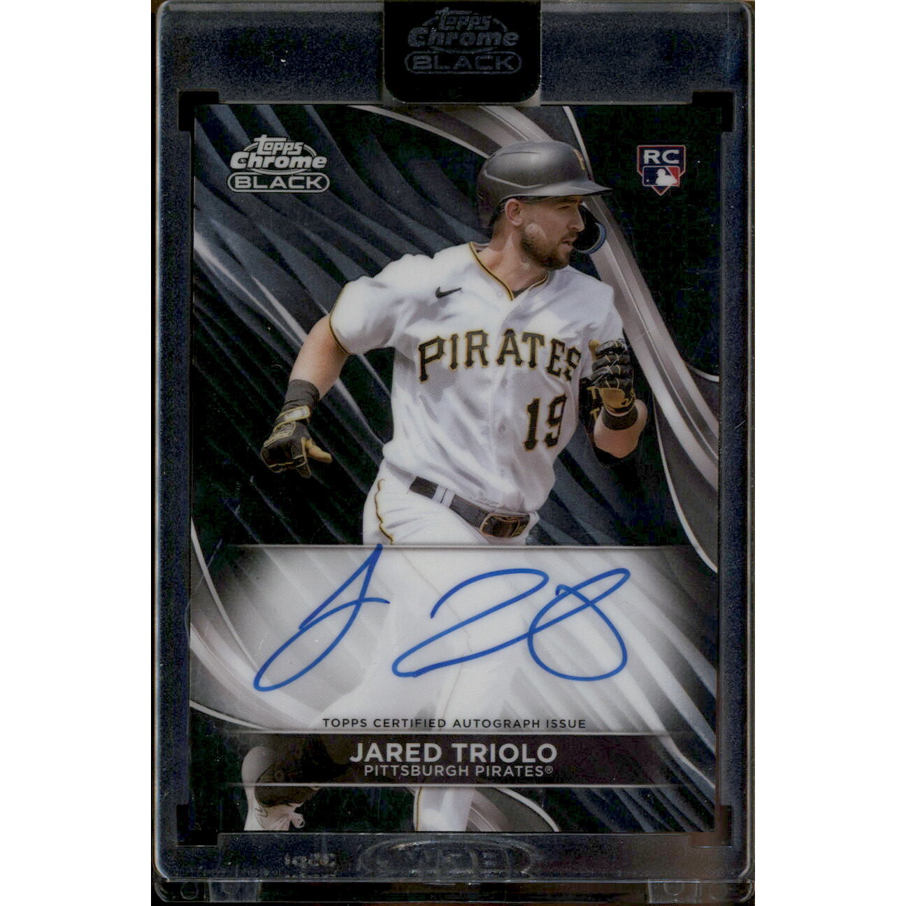 2024 Topps Chrome Black Autographs #CBAJT Jared Triolo. rookie card picture