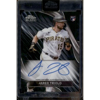 2024 Topps Chrome Black Autographs #CBAJT Jared Triolo