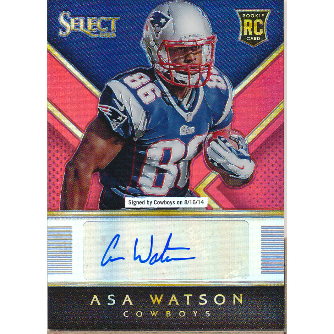 2014 Select Rookie Autographs Prizm Red #RAAW Asa Watson/50