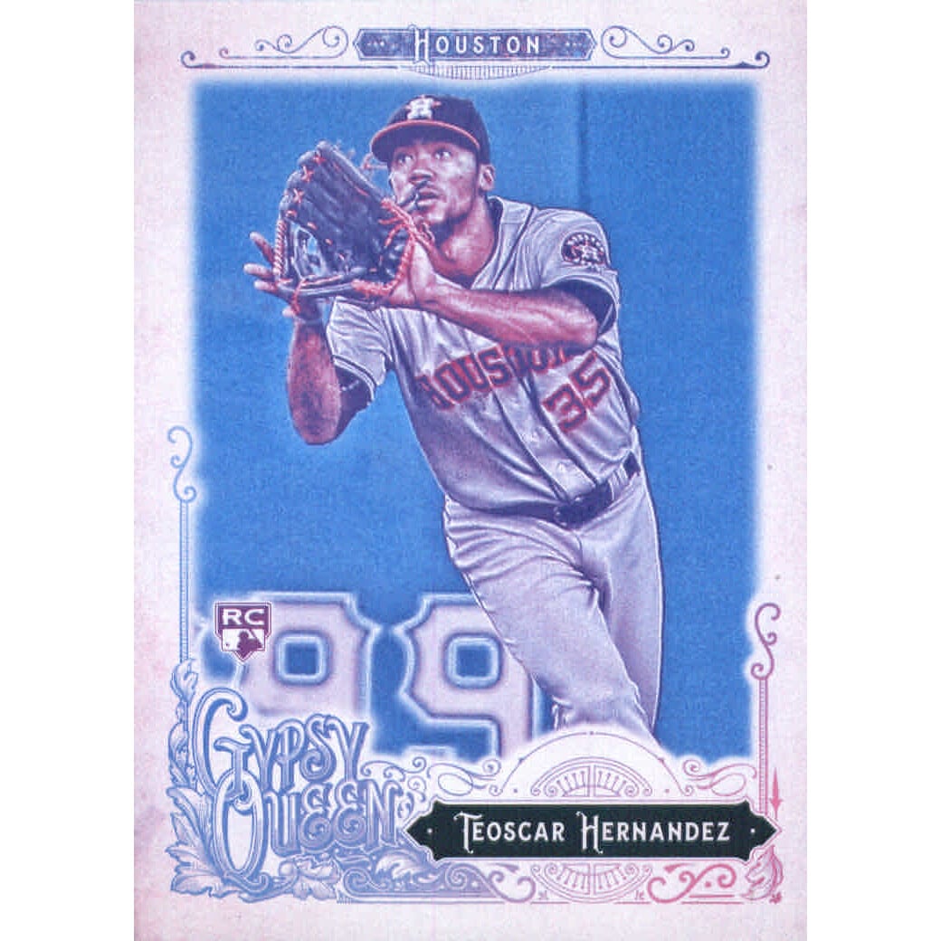 2017 Topps Gypsy Queen Missing Blackplate #132 Teoscar Hernandez