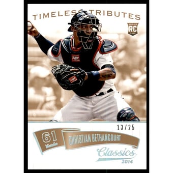 2014 Classics Timeless Tributes Gold #158 Christian Bethancourt