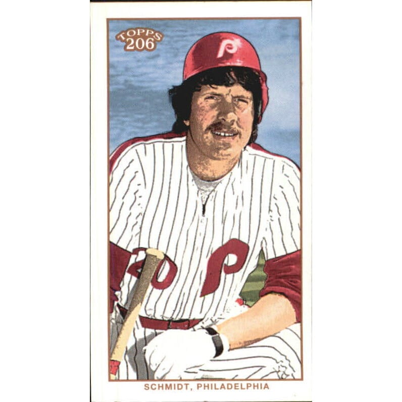 2002 Topps 206 Polar Bear #168 Mike Schmidt RET