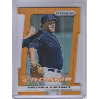 2013 Panini Prizm Prizms Orange Die-Cut #230 Andrew Werner