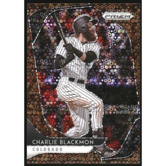 2020 Panini Prizm Prizms Bronze Donut Circles #81 Charlie Blackmon