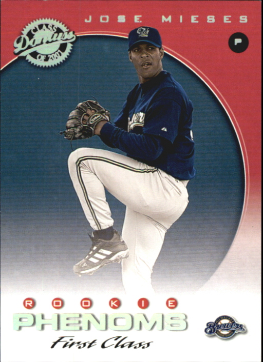 2001 Donruss Class of 2001 First Class #230 Jose Mieses PH 2001 Donruss Class of 2001 First Class #230 Jose Mieses PH