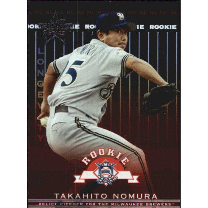 2002 Leaf Rookies and Stars Longevity #319 Takahito Nomura RS