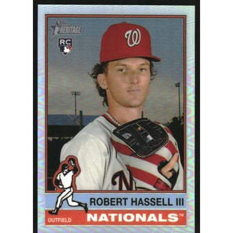 2025 Topps Heritage Chrome Refractors #517 Robert Hassell III