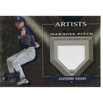 2002 Donruss Best of Fan Club Master Artists Jerseys #A11 Kazuhiro Sasaki