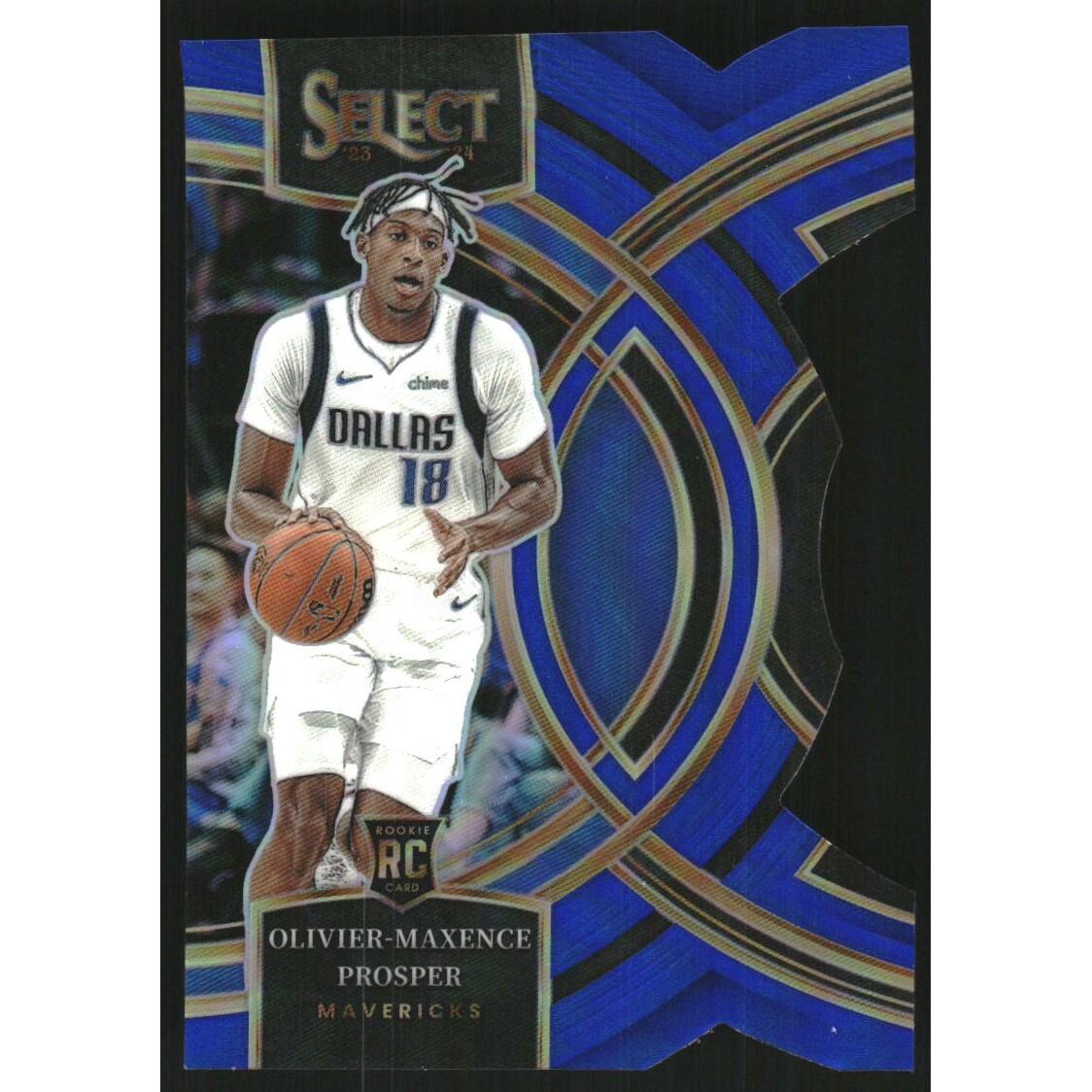 2023-24 Select Prizms Blue Die-Cut #112 Olivier-Maxence Prosper