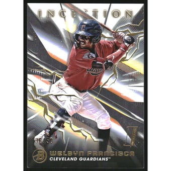2023 Bowman Inception Gold Foil Electricity #35 Welbyn Francisca
