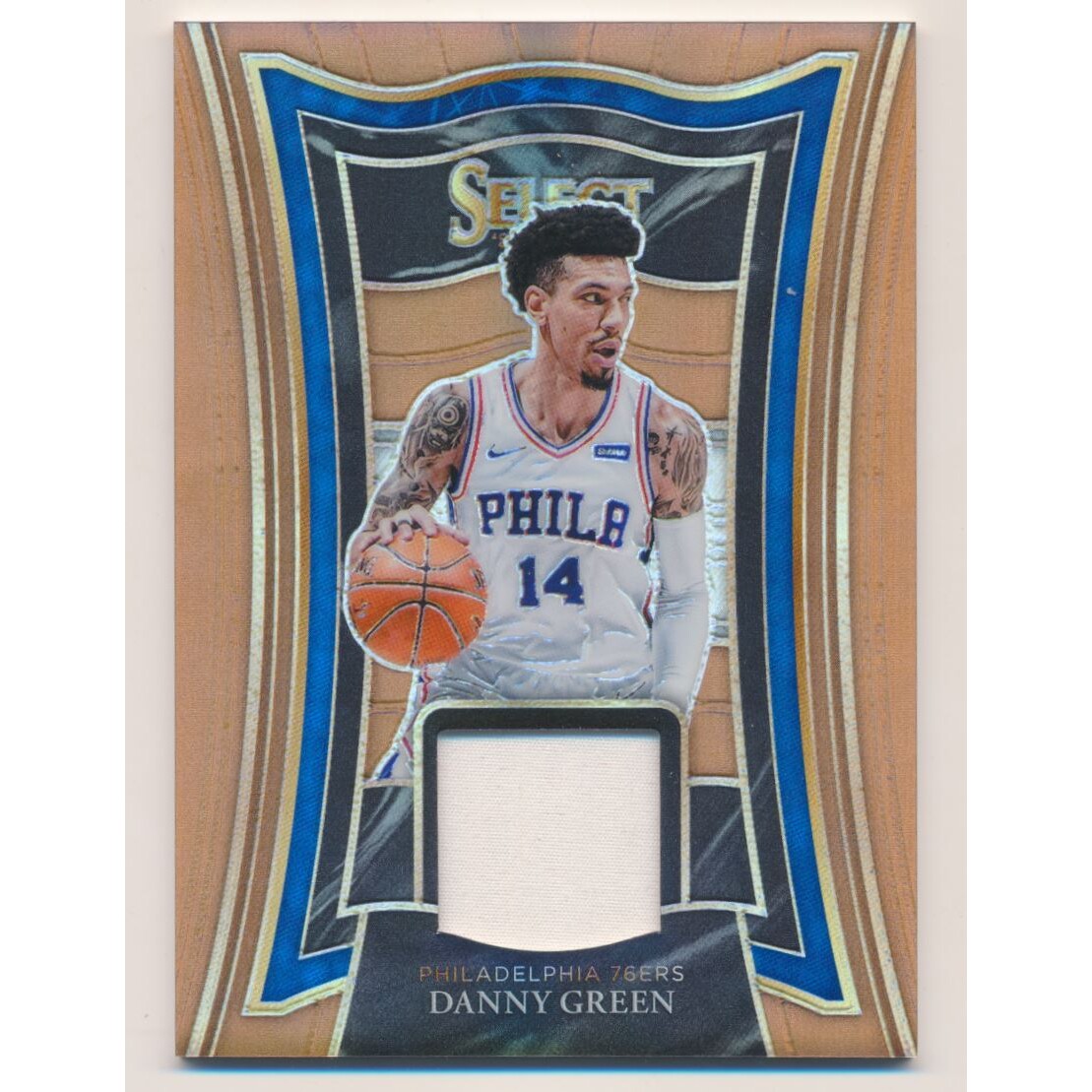 2020-21 Select Selective Swatches Prizms Copper #15 Danny Green/49