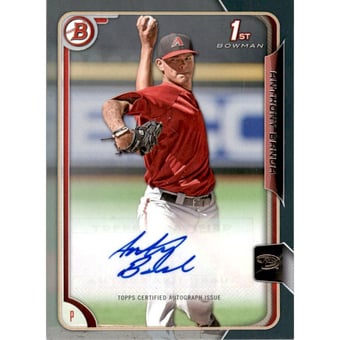2015 Bowman Prospects Autographs Silver #PAABA Anthony Banda