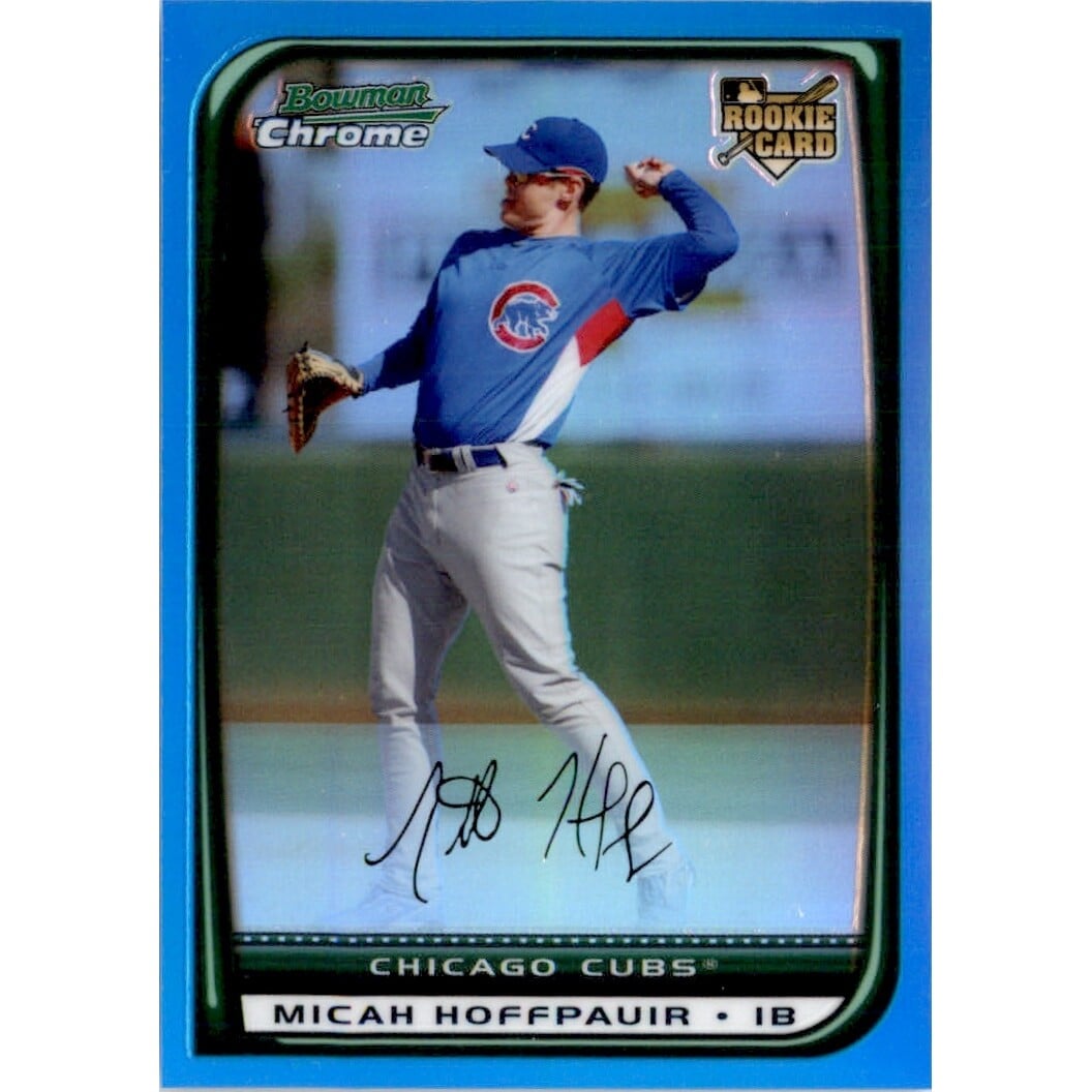 2008 Bowman Chrome Draft Blue Refractors #BDP21 Micah Hoffpauir