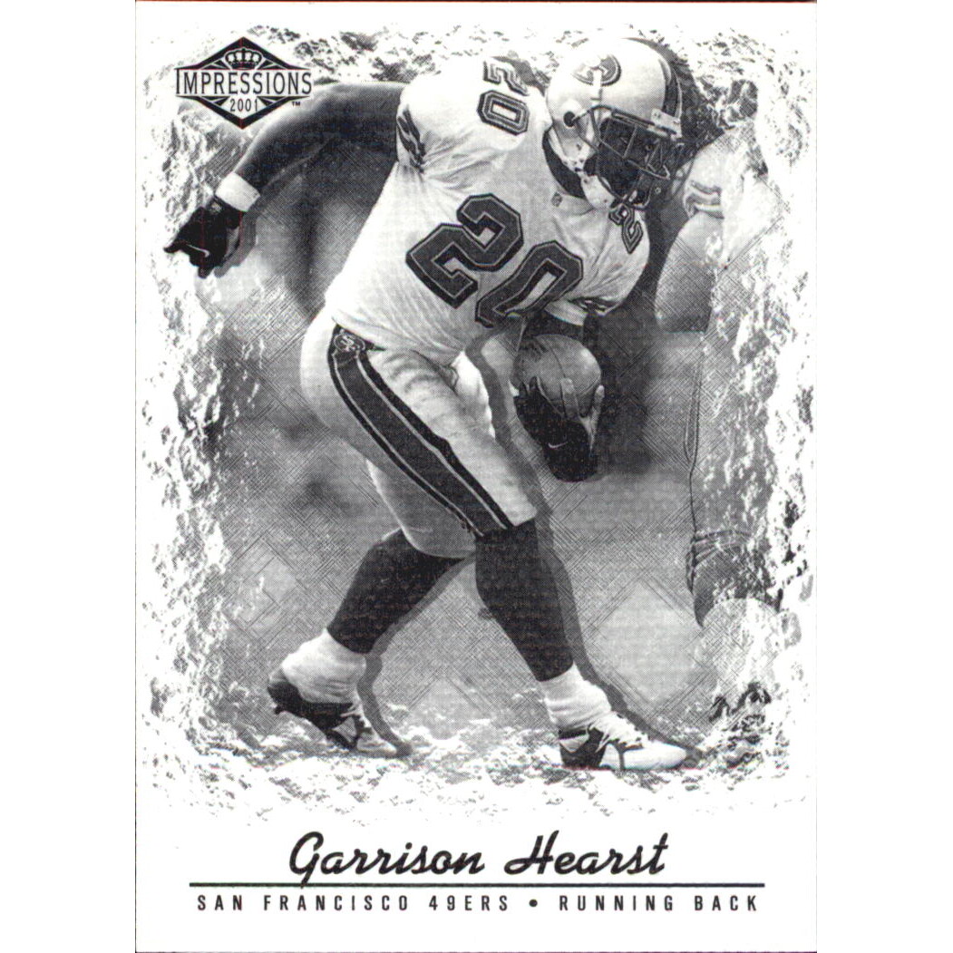 2001 Pacific Impressions Shadow #122 Garrison Hearst