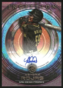 2022 Bowman Inception Autographs Fuchsia #PAYR Yendry Rojas