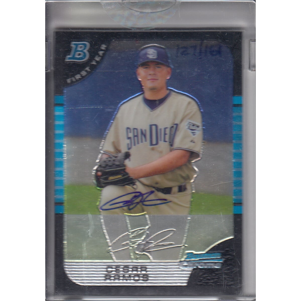 2006 Bowman Originals Buyback Autographs #196 Cesar Ramos 05 BDP/732 F. rookie card picture