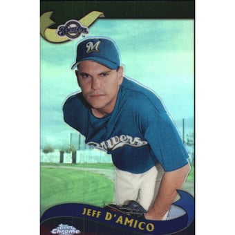 2002 Topps Chrome Black Refractors #273 Jeff D'Amico