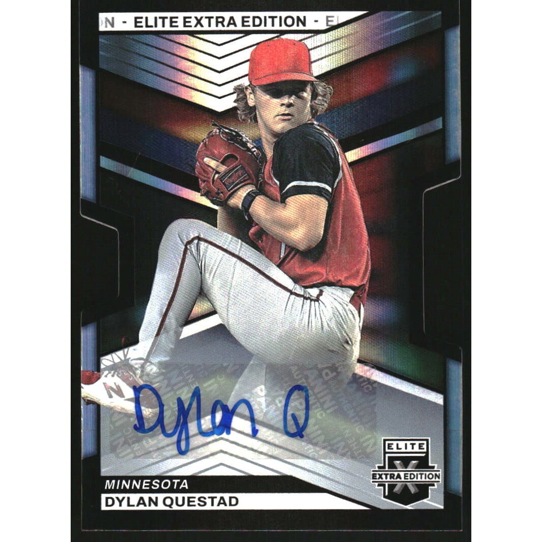 2023 Elite Extra Edition Signatures Die-Cut #112 Dylan Questad