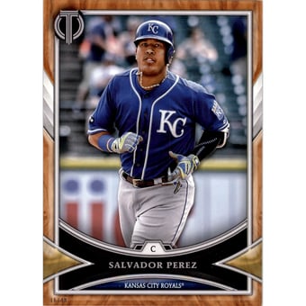 2018 Topps Tribute 5x7 #86 Salvador Perez