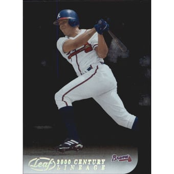 2002 Leaf Lineage Century #55 Andruw Jones 00
