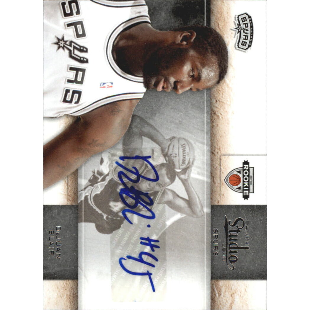 2009-10 Studio Signatures #123 DeJuan Blair/199