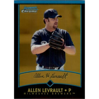 2001 Bowman Chrome Gold Refractors #290 Allen Levrault