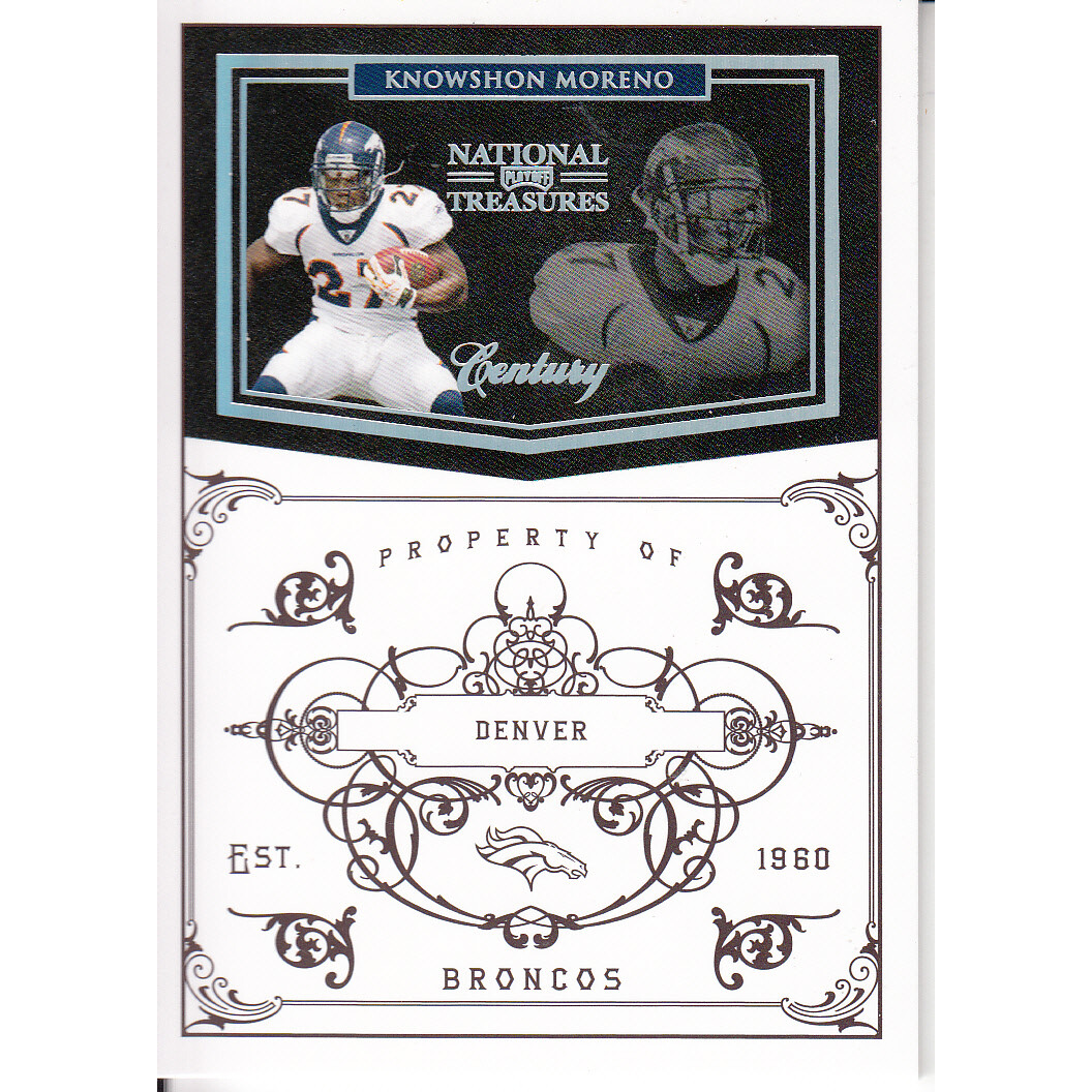 2010 Playoff National Treasures Century Silver #44 Knowshon Moreno