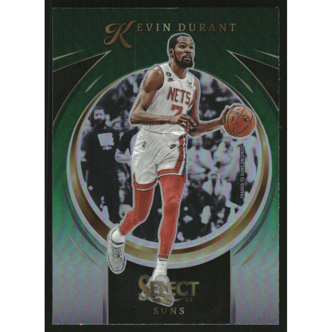 2022-23 Select Certified Prizms Green #17 Kevin Durant
