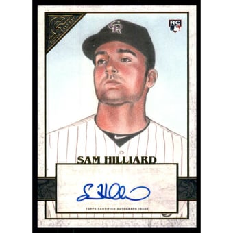 2020 Topps Gallery Autographs #146 Sam Hilliard