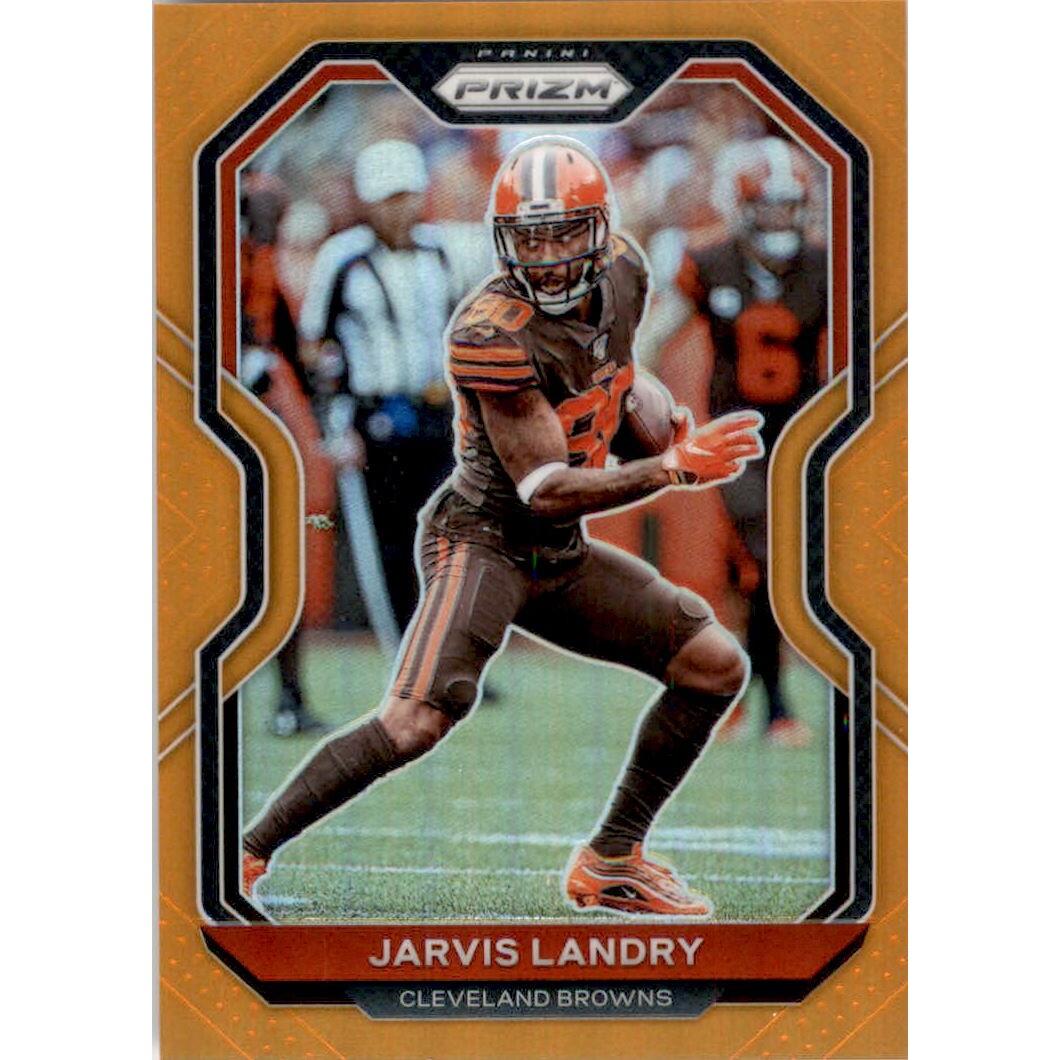 2020 Panini Prizm Prizms Orange #58 Jarvis Landry 2020 Panini Prizm Prizms Orange #58 Jarvis Landry
