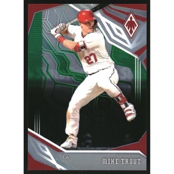 2019 Panini Phoenix Green #8 Mike Trout