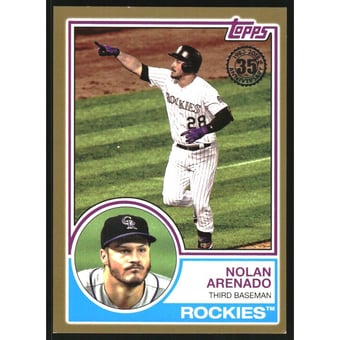 2018 Topps '83 Topps Gold #8358 Nolan Arenado