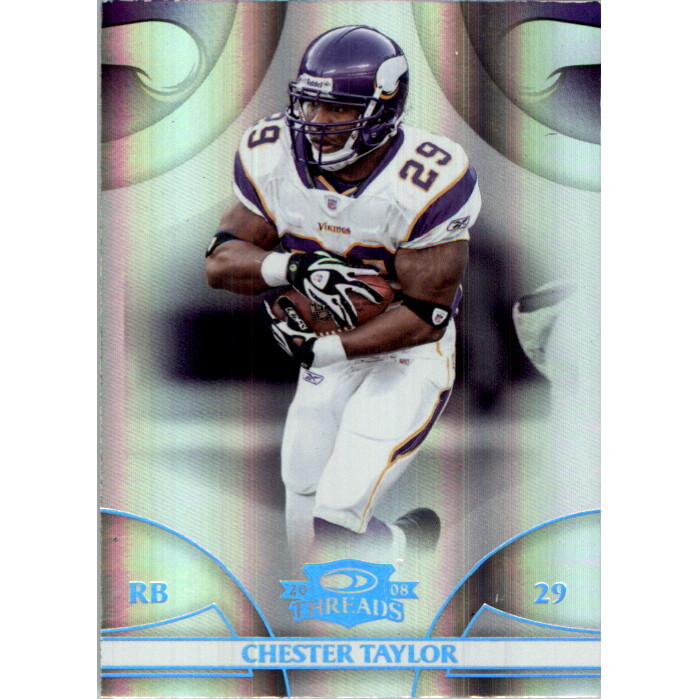 2008 Donruss Threads Platinum Holofoil #73 Chester Taylor 2008 Donruss Threads Platinum Holofoil #73 Chester Taylor