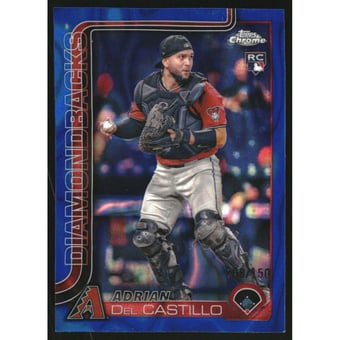 2025 Topps Chrome Blue Lava Refractors #240 Adrian Del Castillo