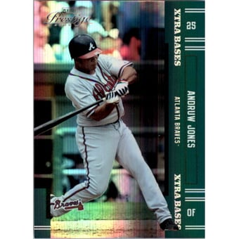 2005 Playoff Prestige Xtra Bases Green #25 Andruw Jones