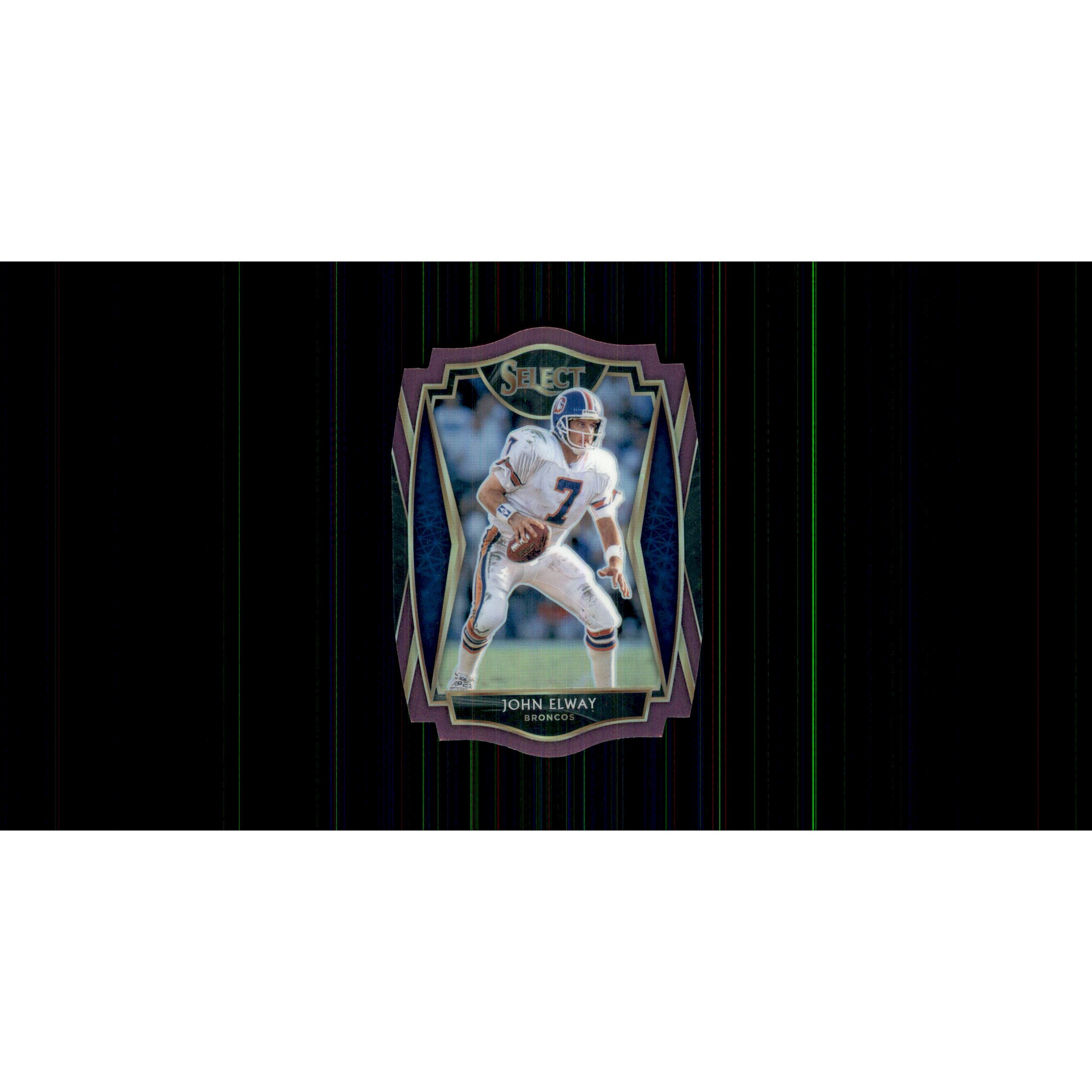 2020 Select Prizm Purple Die Cut #119 John Elway