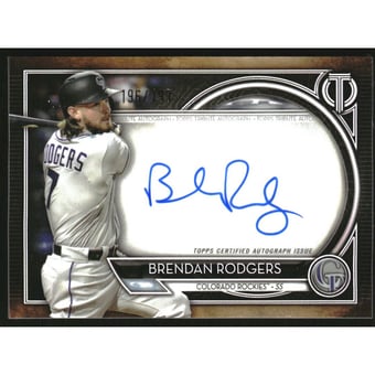 2020 Topps Tribute Autographs #TABR Brendan Rodgers/199