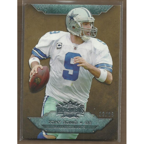2012 Topps Triple Threads Gold #54 Tony Romo. rookie card picture