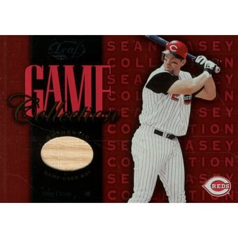 2002 Leaf Game Collection #SCB Sean Casey Bat