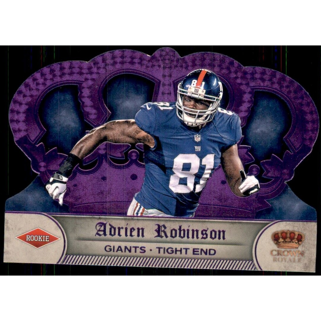 2012 Crown Royale Purple #152 Adrien Robinson