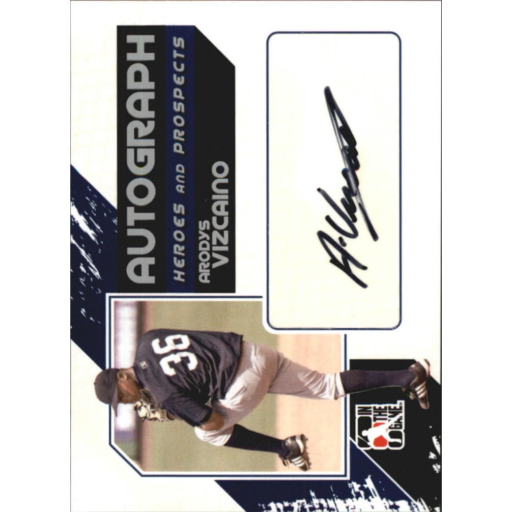 2011 ITG Heroes and Prospects Full Body Autographs Silver #AV Arodys Vizcaino HN