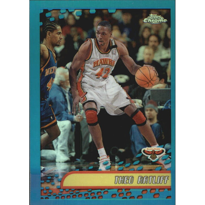 2001-02 Topps Chrome Refractors #43 Theo Ratliff