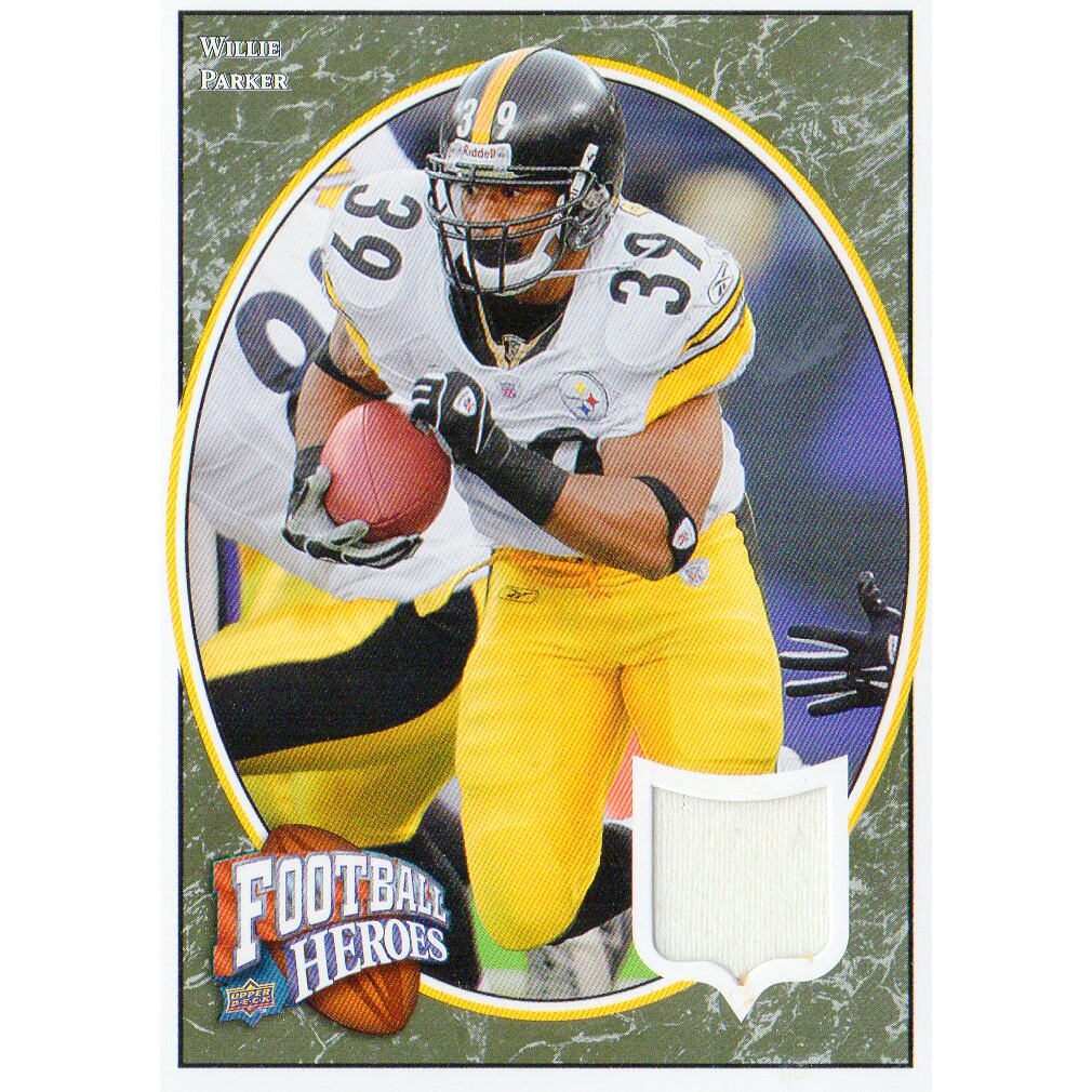 2008 Upper Deck Heroes Jerseys Green Retail #100 Willie Parker