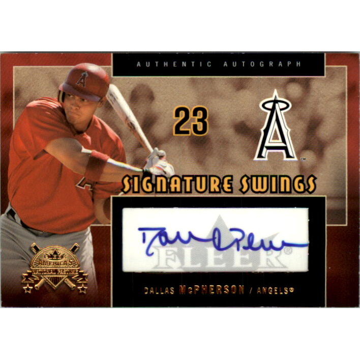 2005 National Pastime Signature Swings Gold #DM Dallas McPherson/199
