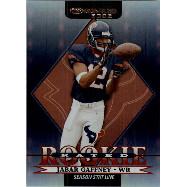 2002 Donruss Stat Line Season #241 Jabar Gaffney/80. rookie card picture