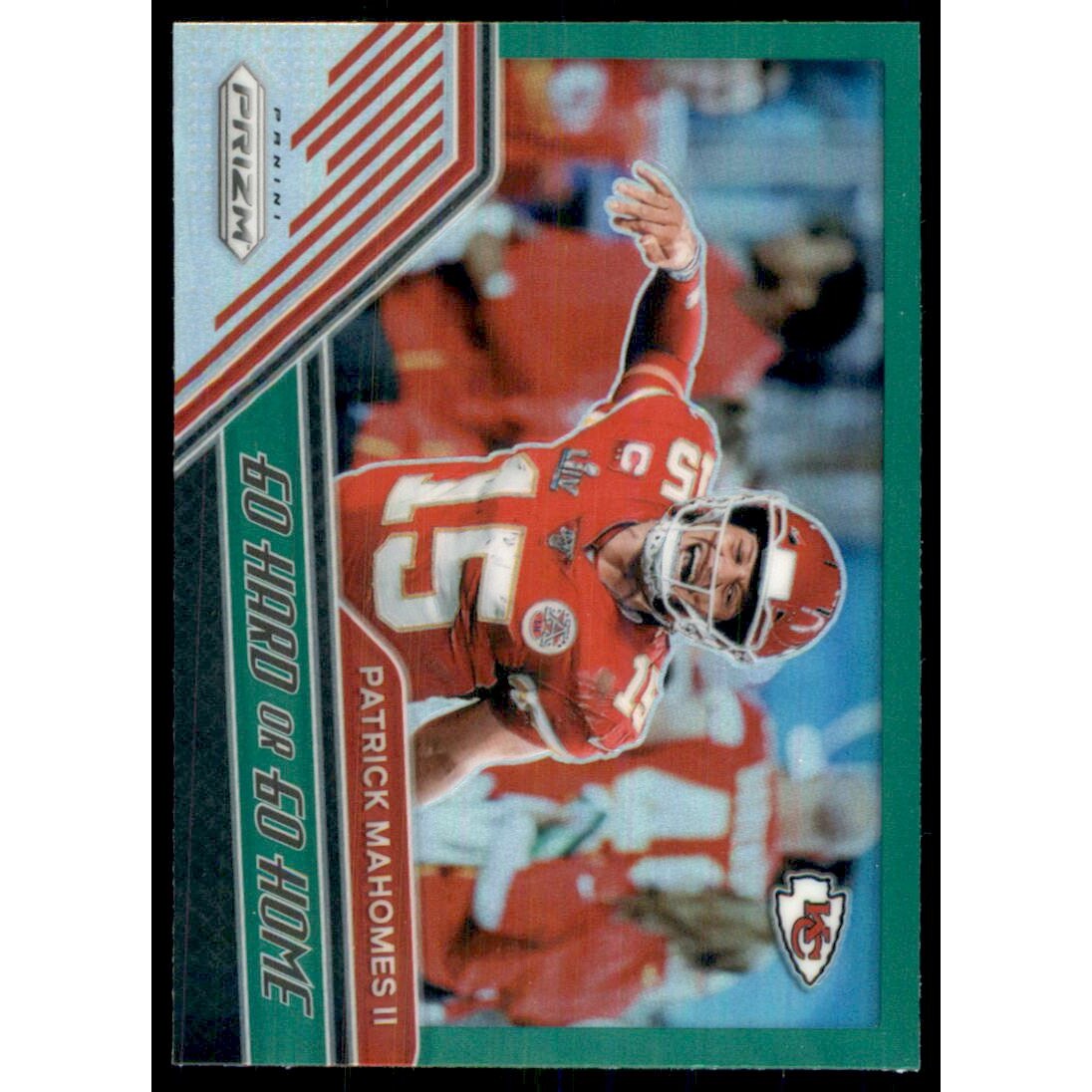 2020 Panini Prizm Go Hard or Go Home Prizms Green #1 Patrick Mahomes II